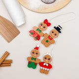 Brickcraft Bricktanicals Gingerbread Family Christmas Ornaments Building Kit, 85-Piece Set