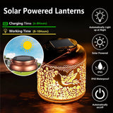 Hanging Solar Lantern – Waterproof Hummingbird LED Solar Garden Lantern
