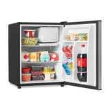 2.7 Cu Ft Single Door Mini Refrigerator with Half-Width Freezer