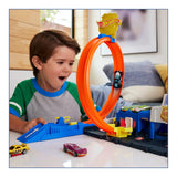 Hot Wheels City Super Police Station – Adjustable Loop Track, Launcher & 4 Stunt Routes