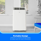 Midea DUO 12,000 BTU Smart Inverter Portable Air Conditioner – WiFi AC w/ Dehumidifier, Hose-in-Hose Design, Alexa/Google (MAP14AS1TWT-C)