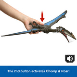 Jurassic World Rebirth Aerial Ambush Quetzalcoatlus Action Figure with Chomp