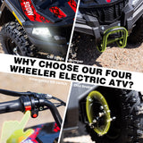 Aoemoe 36V 500W Electric Off-Road Ride-On Buggy with 2-Speed Parent Lock & 10-Mile Range