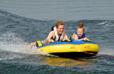 RAVE Sports Blue Angel 2-Person Towable Tube, 340 lb Capacity with Skim-Fast Bottom