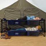 Disc-O-Bed XL Portable Cot Bundle – Convertible Bunk Bed, Bench & Camping Cot System