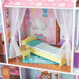 KidKraft So Dreamy Wooden Dollhouse – 2-Story 360° Playhouse with 30 Accessories