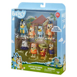 8-Pack 2.5"–3" Bluey Gotta Be Done Work Articulated Figures – Family & Friends