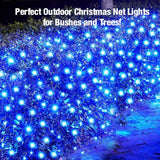 Christmas Net Lights Outdoor, 192 LED 9.8FT × 6.6FT Waterproof Mesh Lights