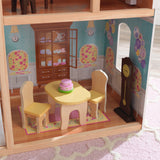 KidKraft 2-in-1 Beach & Rescue Center – 3-Level Wooden Playset with Moldable Sand & 50 Accessories
