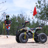 X-Pro 40 cc Kids Gas Mini ATV, 2026 Version, Pull Start, Speed Governor, Dual Disc Brakes and 6" Tires
