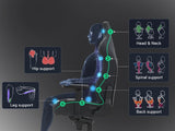 Eureka Hyper Python II Gaming Chair with 4D Gyro-Tech Lumbar Support