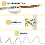 Daybetter 40 ft. Dimmable Daylight White LED Strip Lights, 6500K, 24V, 720 LEDs