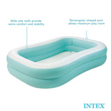Intex Swim Center Family Pool, 90" x 58" x 18" Inflatable Rectangular Family Pool