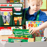 70-Piece Melissa & Doug Fresh Mart Grocery Store Companion Set – Play Food, Apron, Money, Coupons & Shopping Accessories
