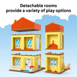 LEGO Bluey’s Family House Playset – 382 Pieces, 6 Characters & Modular Rooms