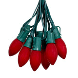 25-Count C9 LED Christmas String Lights, 25FT Smooth Plastic Bulb String Lights