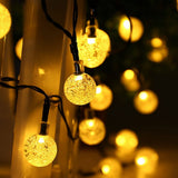 Solar Globe String Lights Outdoor, 35.6 ft 60 LED Waterproof Solar Powered Patio Lights
