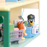 Bluey Supermarket Playset – 3 Levels, Working Escalator, 24 Sounds & Exclusive Bluey and Bingo