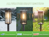 8 Pack Solar Pathway Lights – 30 lm Outdoor LED Landscape Lights