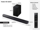 Samsung HW-Q60CF 3.1.2-Channel Soundbar with Wireless Subwoofer, Dolby Atmos & HDMI eARC