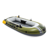 Intex Seahawk 2 Inflatable Boat Set with Oars, Pump & Fishing Rod Holders