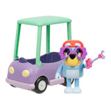 Bluey Chat Mates Grannies Car with 5.5" Talking Janet Figure – 10 Phrases & Accessories