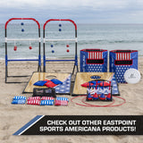 EastPoint Sports Americana Lawn Darts Classic Family Game with 4 Soft-Tip Darts, 2 Target Rings