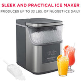 Frigidaire Gallery Crunch Countertop Nugget Ice Maker, 33 lbs Per Day, Self-Cleaning