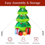 Best Choice Products 10 ft. Inflatable Christmas Tree with 10 LED Lights and Color-Changing Star