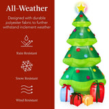 Best Choice Products 10 ft. Inflatable Christmas Tree with 10 LED Lights and Color-Changing Star
