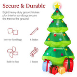 Best Choice Products 10 ft. Inflatable Christmas Tree with 10 LED Lights and Color-Changing Star