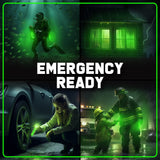 25-Pack 6" Party Sticks Green Emergency Glow Sticks, 12-Hour Chemical Lights