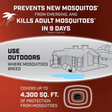 Ortho Home Defense Mosquito Kill & Prevent Station – Outdoor Mosquito Control System with Refill Band for Yard & Lawn Protection
