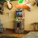 Arcade1Up Big Buck Hunter Deluxe Machine, 4 Games Dual Light Gun Rifles