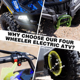 Aoemoe 36V 500W Electric Off-Road Ride-On Buggy with 2-Speed Parent Lock & 10-Mile Range