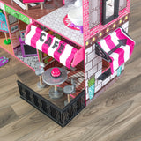 KidKraft Brooklyn Loft Wooden Dollhouse – 3 Levels, 6 Rooms & 25 Accessories with Lights and Sounds
