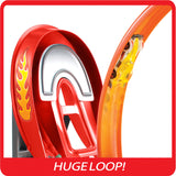 Hot Wheels Action Power Shift Motorized Raceway – Booster, Loop & Jump Track Set