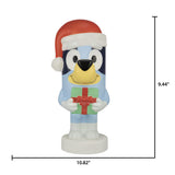 Gemmy Industries Bluey with Gift 24" LED Lighted Blow Mold Christmas Decoration