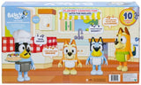 4-Pack Moose Toys Bluey Chat Mates Cooking Fun Talking Figures – Heeler Family, 10 Phrases Each