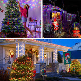 4-Pack 33 ft 100 LED Battery Operated Fairy String Lights with Remote