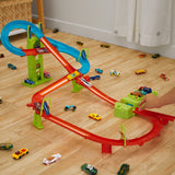 Hot Wheels Neon Speeders Skyscraper Speed Circuit – Motorized Track Set