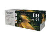 4-Pack Better Homes & Gardens 20 lm Solar Dome Downlights – Black Walkway & Landscape Lights