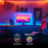 Monster Smart 25 ft LED Strip Lights, Multicolor RGB Color Flow LED Light Strip