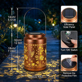 Solar Hummingbird Lantern – Waterproof Hanging Solar Garden Light