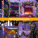 98 ft Fairy Lights – 300 LED Colorful Waterproof String Lights with Remote