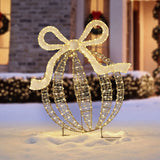 Member’s Mark 42" Pre-Lit Ornament or Gift Box Décor with 5 Lighting Functions