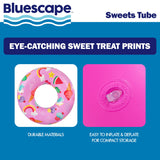 Bluescape Inflatable Swim Tube Pool Float, 31" Tropical Ring Float