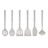 Sabatier 6-Piece Stainless Steel and Silicone Kitchen Utensil Set