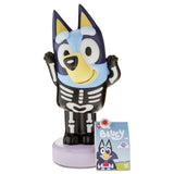 Bluey Halloween Blow Mold 12.2" Lighted Skeleton Costume Figure Decor