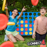 Hasbro Giant Connect 4 Outdoor Lawn Game by EastPoint Sports, 49" Tall with 42 Discs